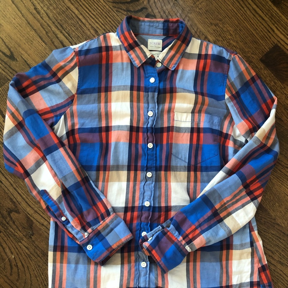 J. Crew women’s perfect fit button down shirt